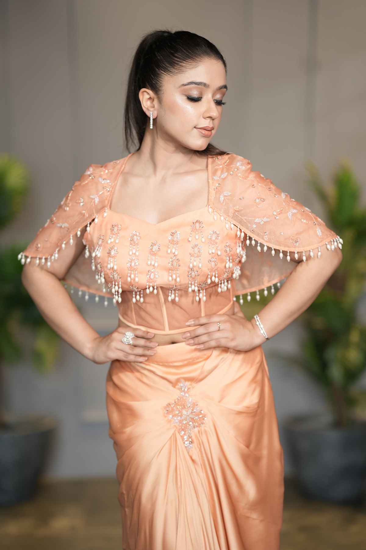 ALYSSA DHOTI SET