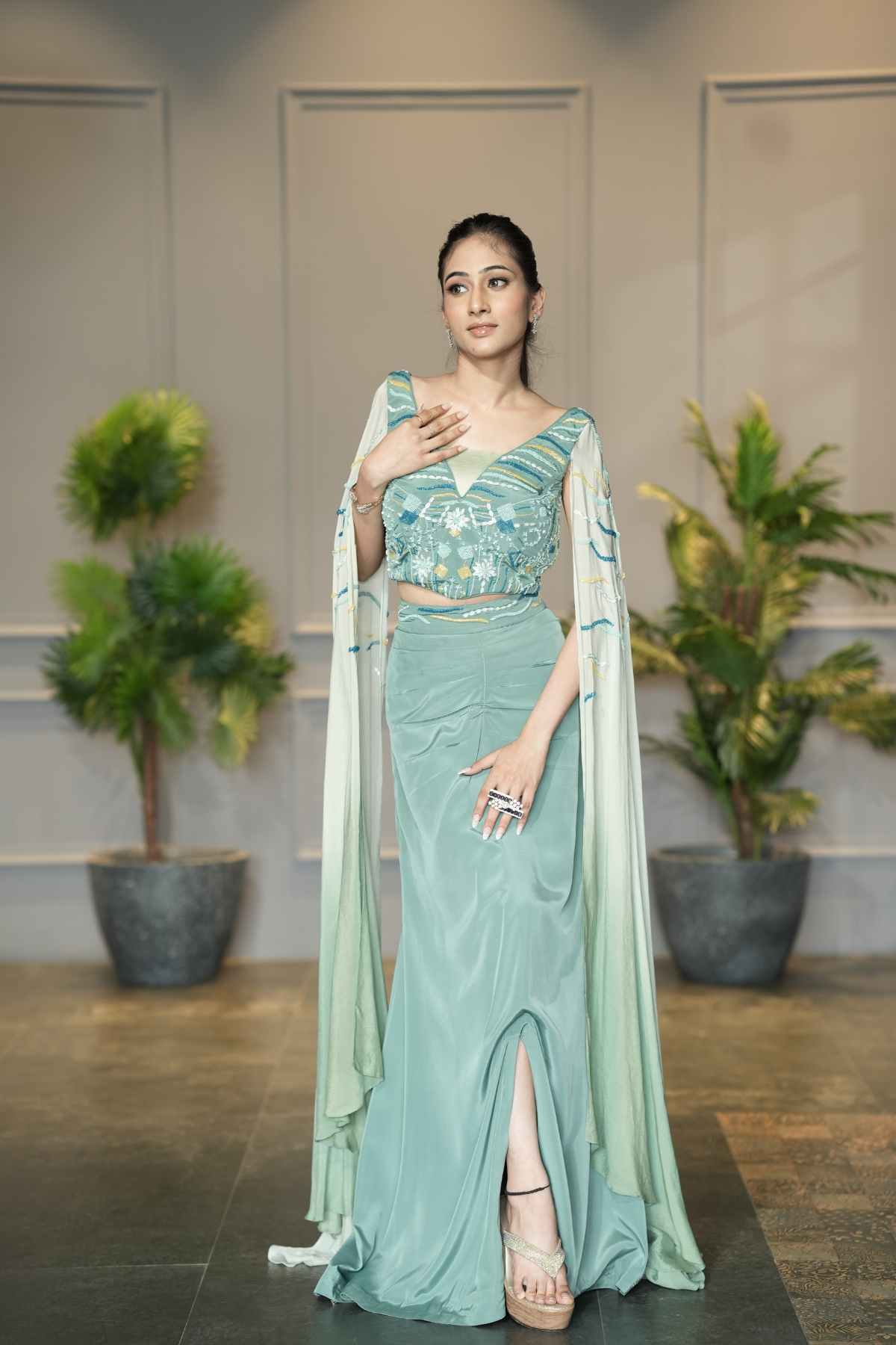 JULIE DHOTI SET
