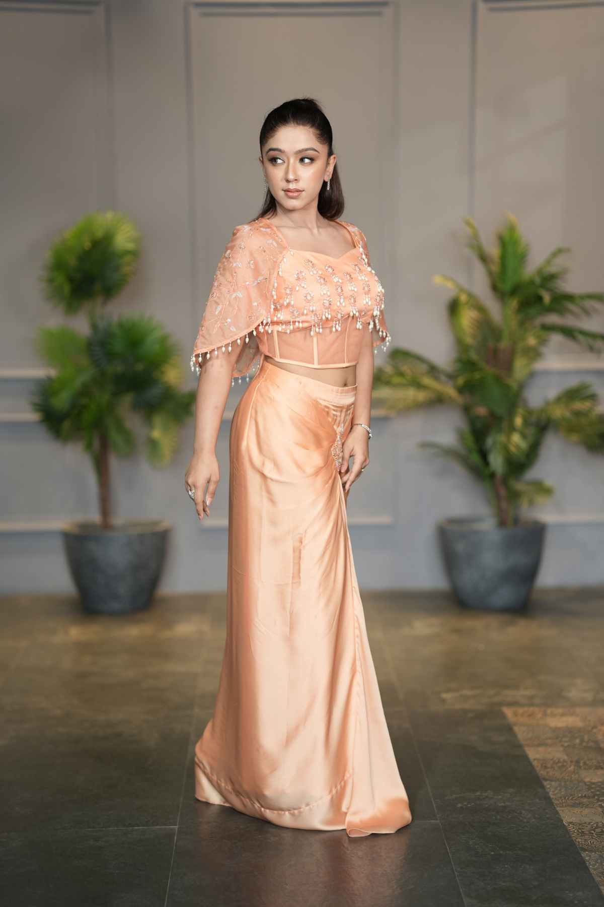 ALYSSA DHOTI SET