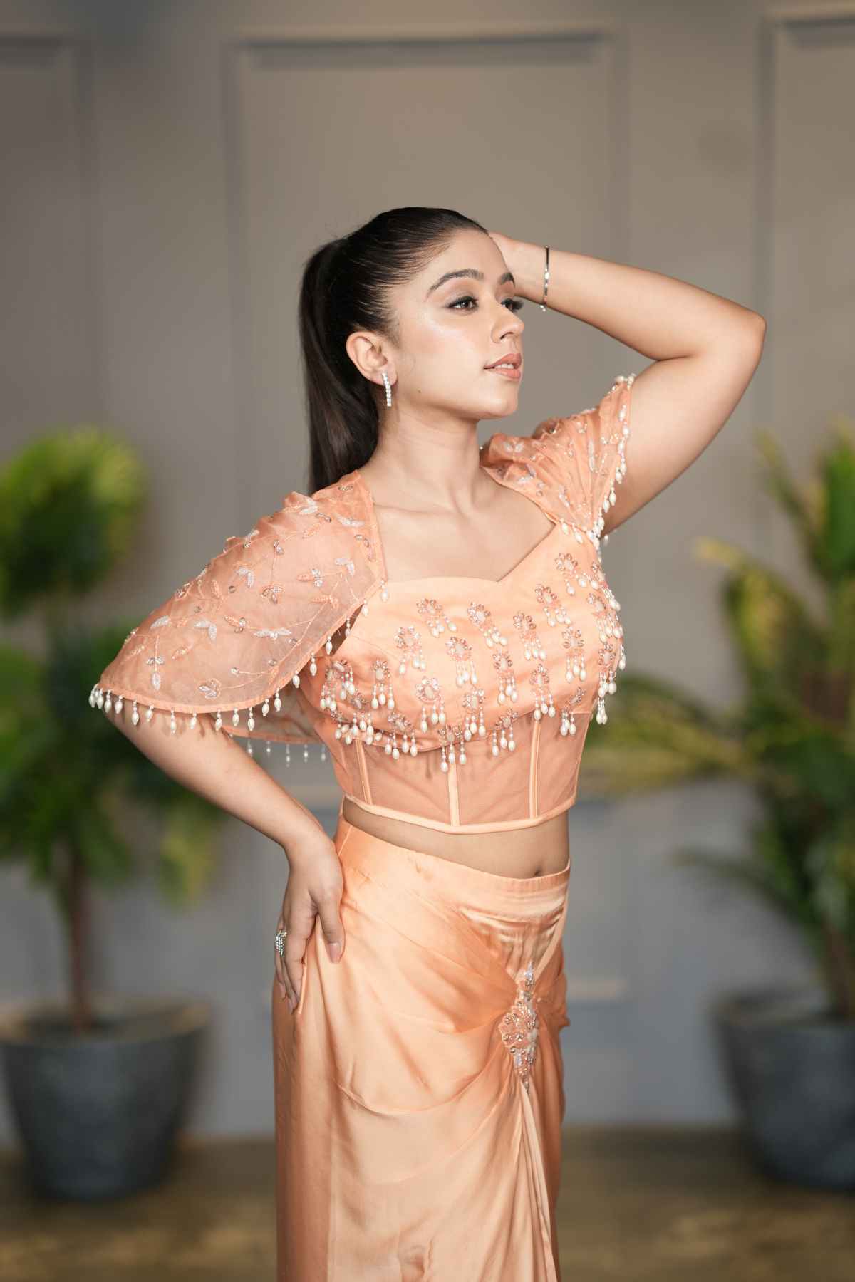 ALYSSA DHOTI SET