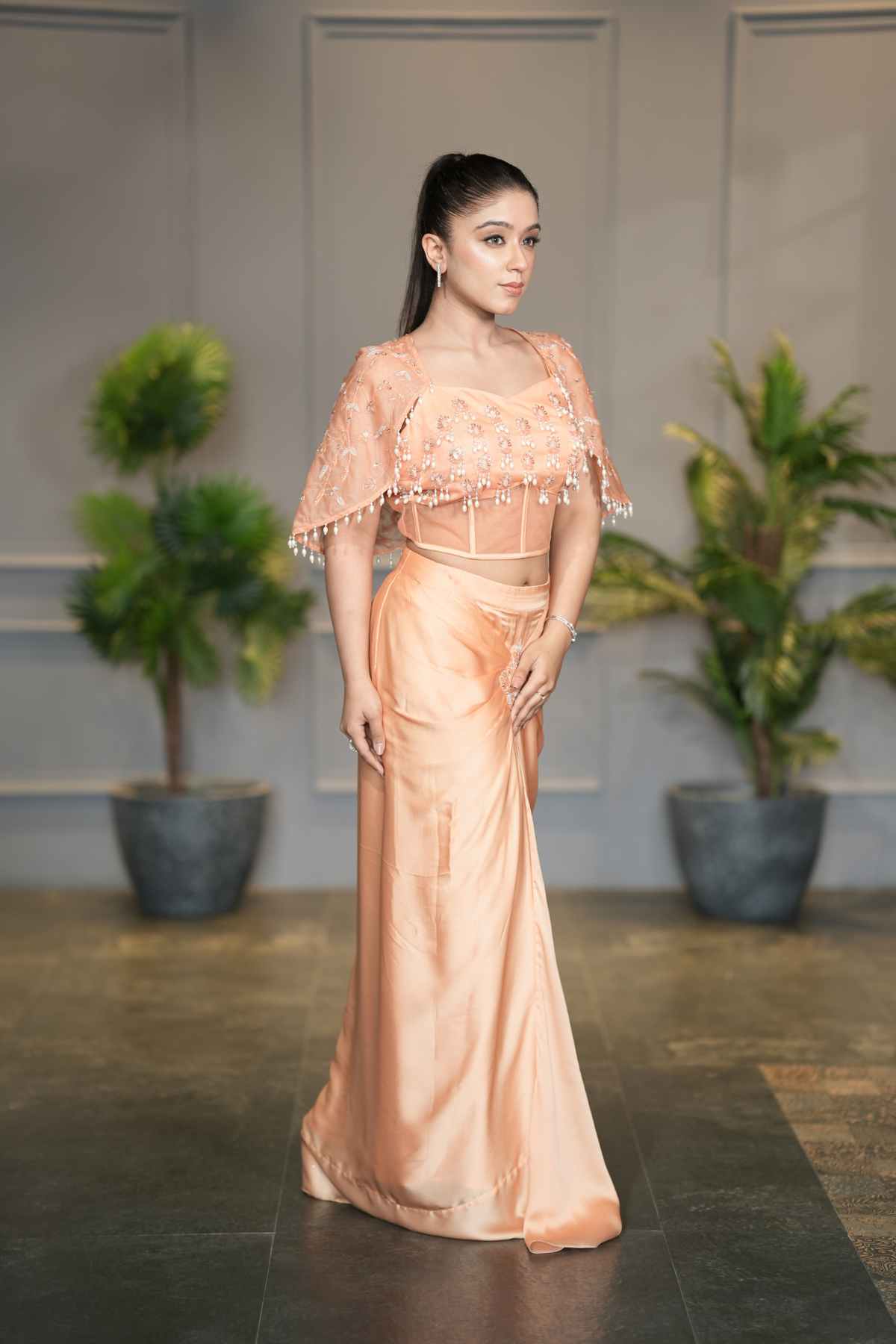 ALYSSA DHOTI SET