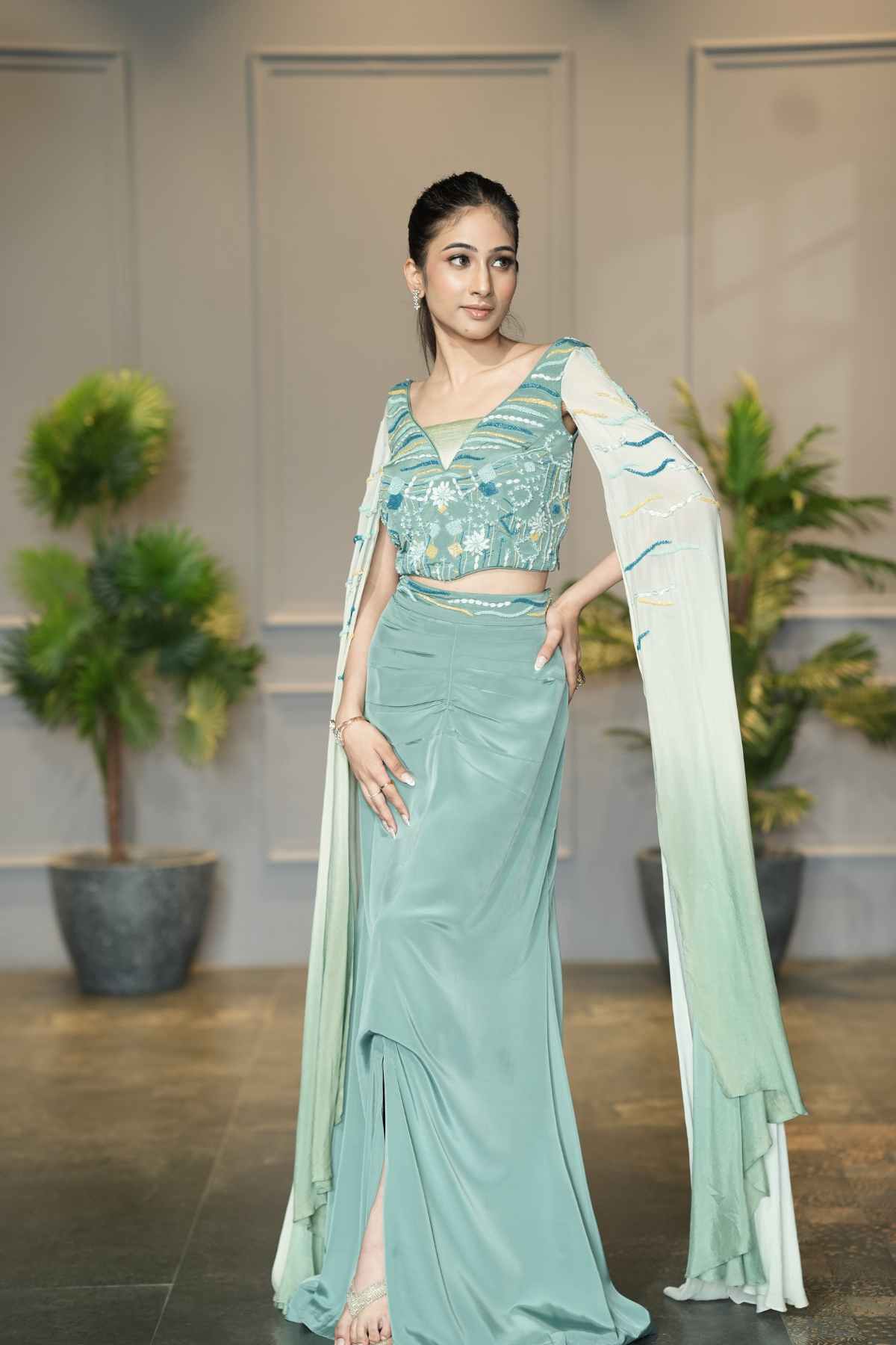 JULIE DHOTI SET