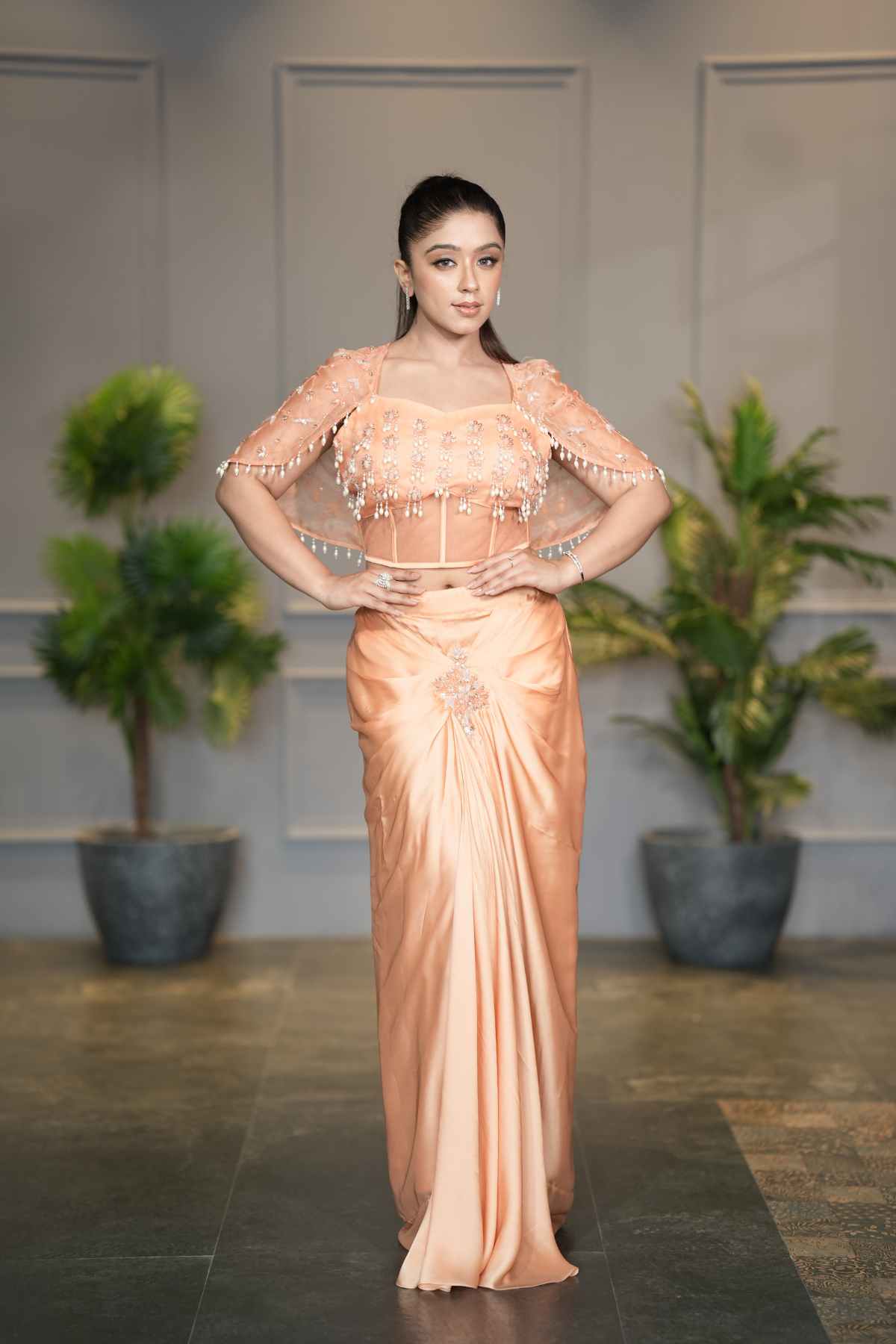 ALYSSA DHOTI SET