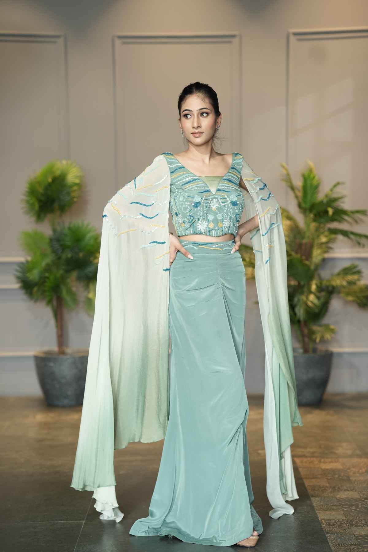 JULIE DHOTI SET