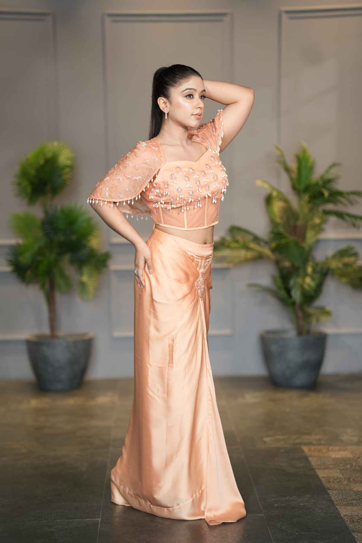 ALYSSA DHOTI SET