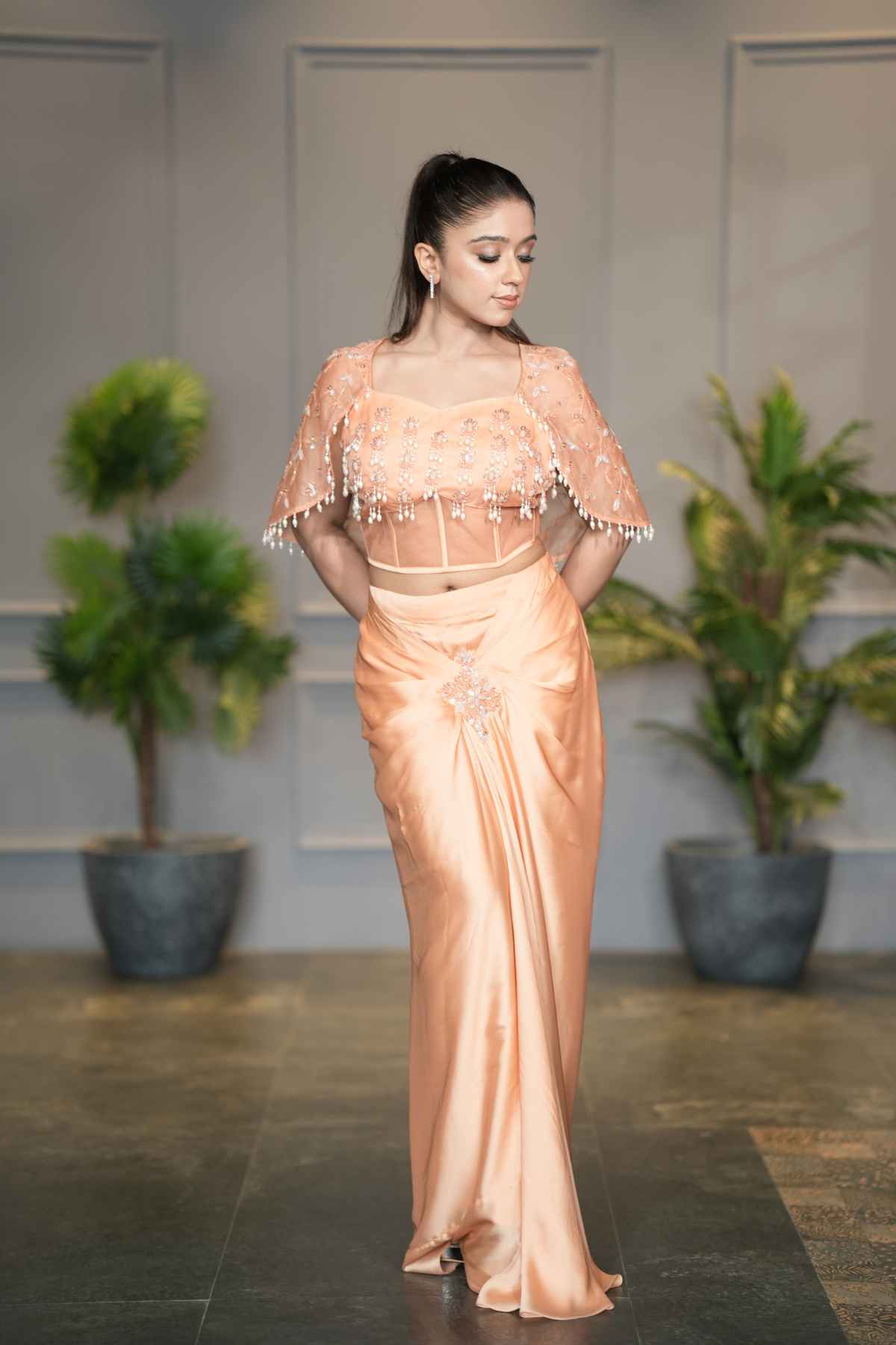 ALYSSA DHOTI SET