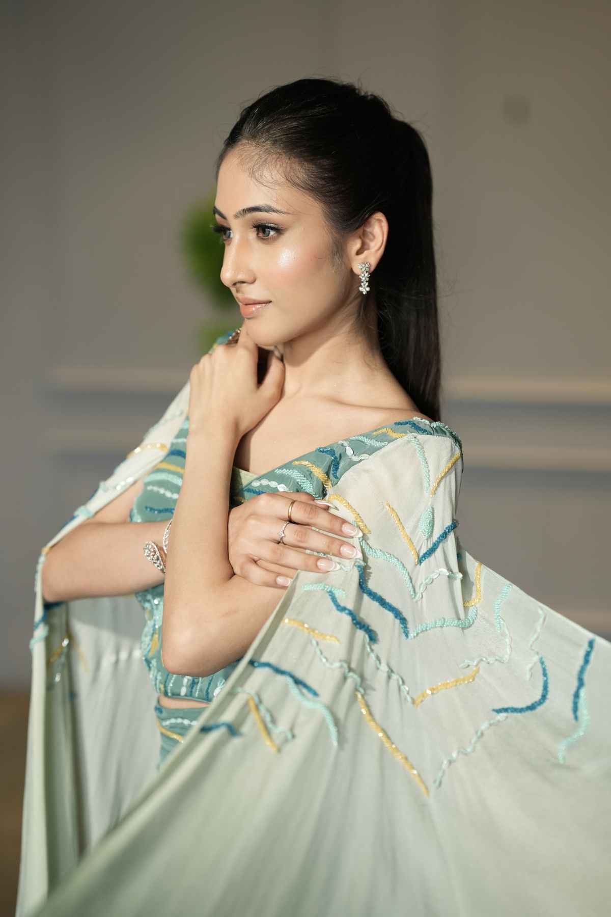 JULIE DHOTI SET