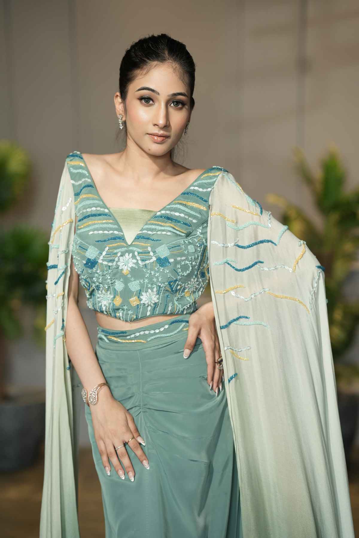 JULIE DHOTI SET