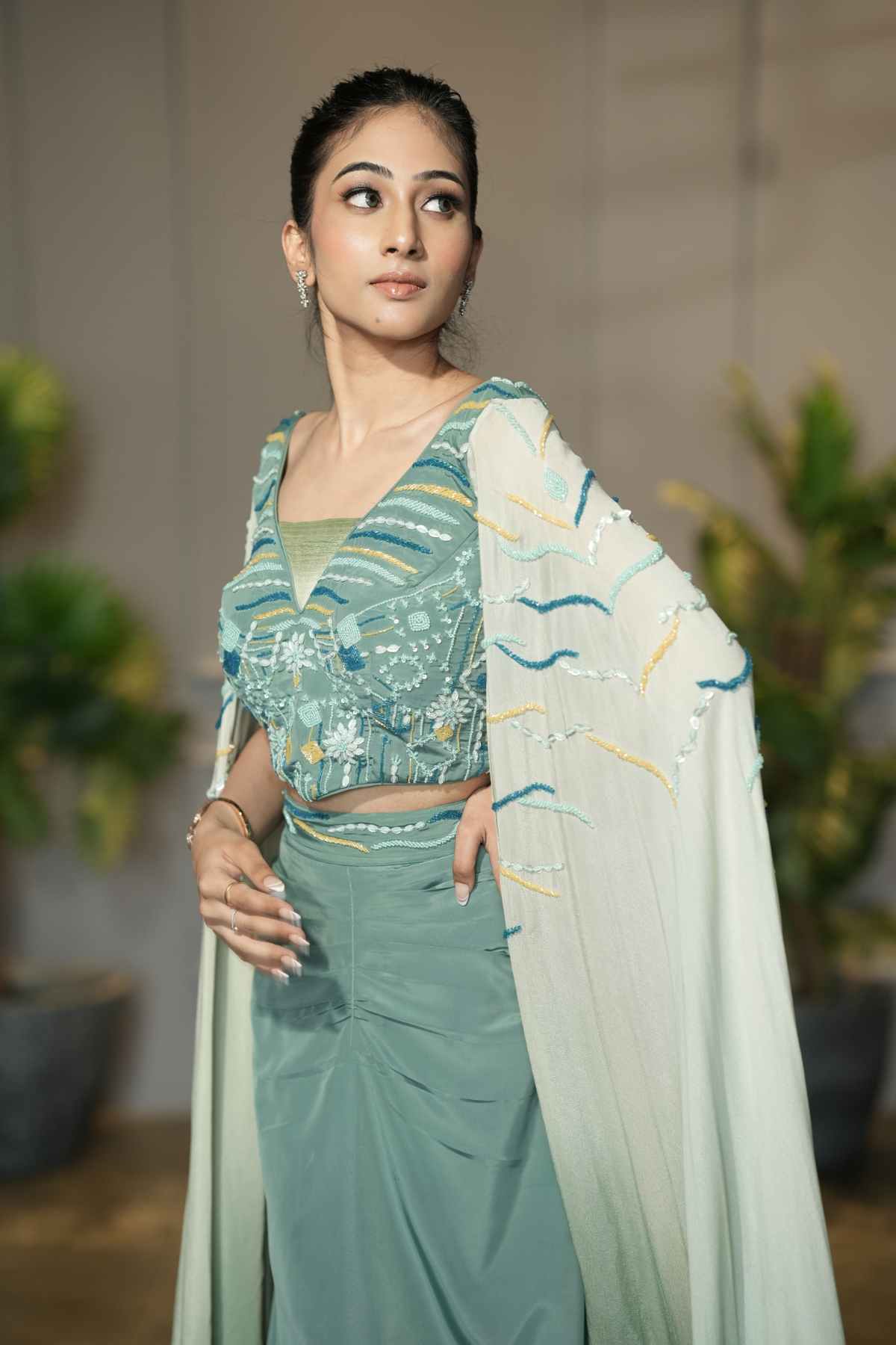 JULIE DHOTI SET