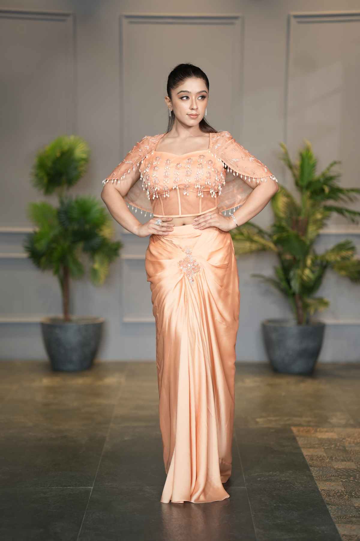 ALYSSA DHOTI SET