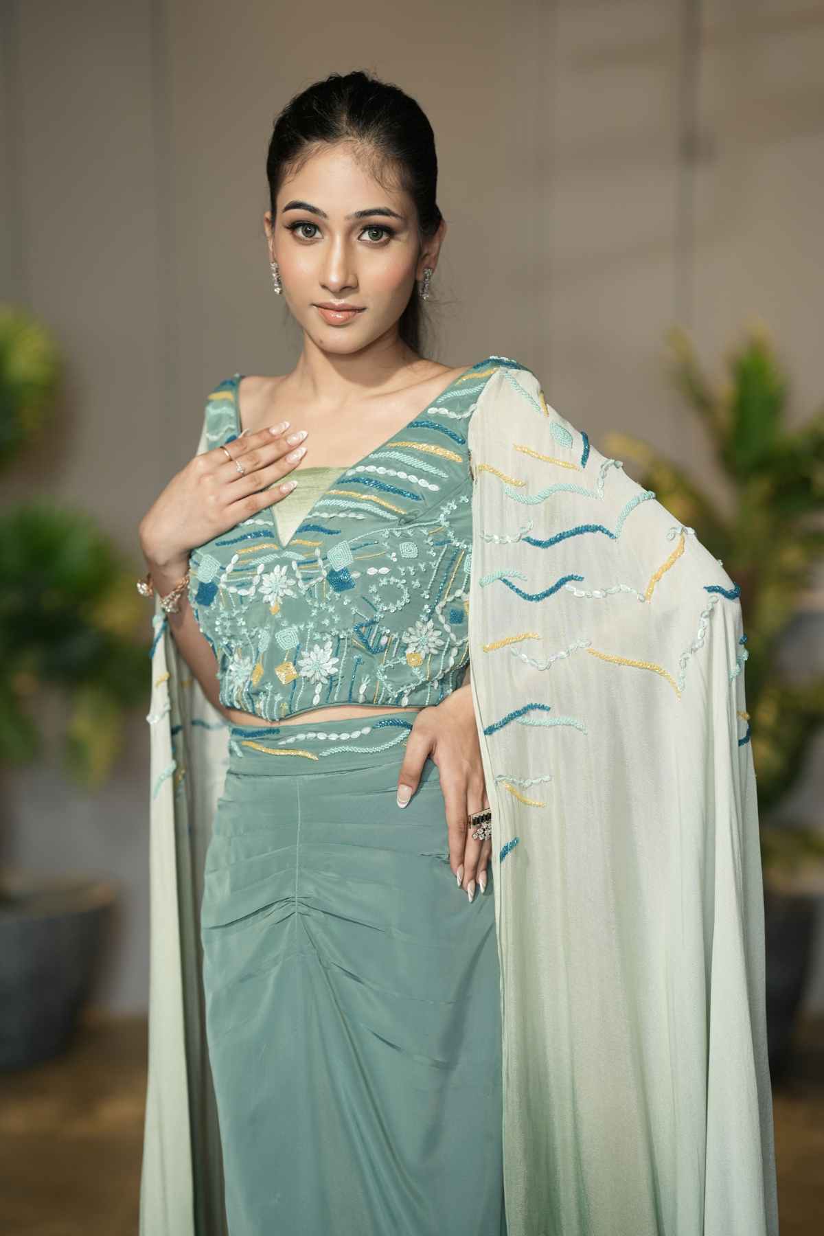JULIE DHOTI SET