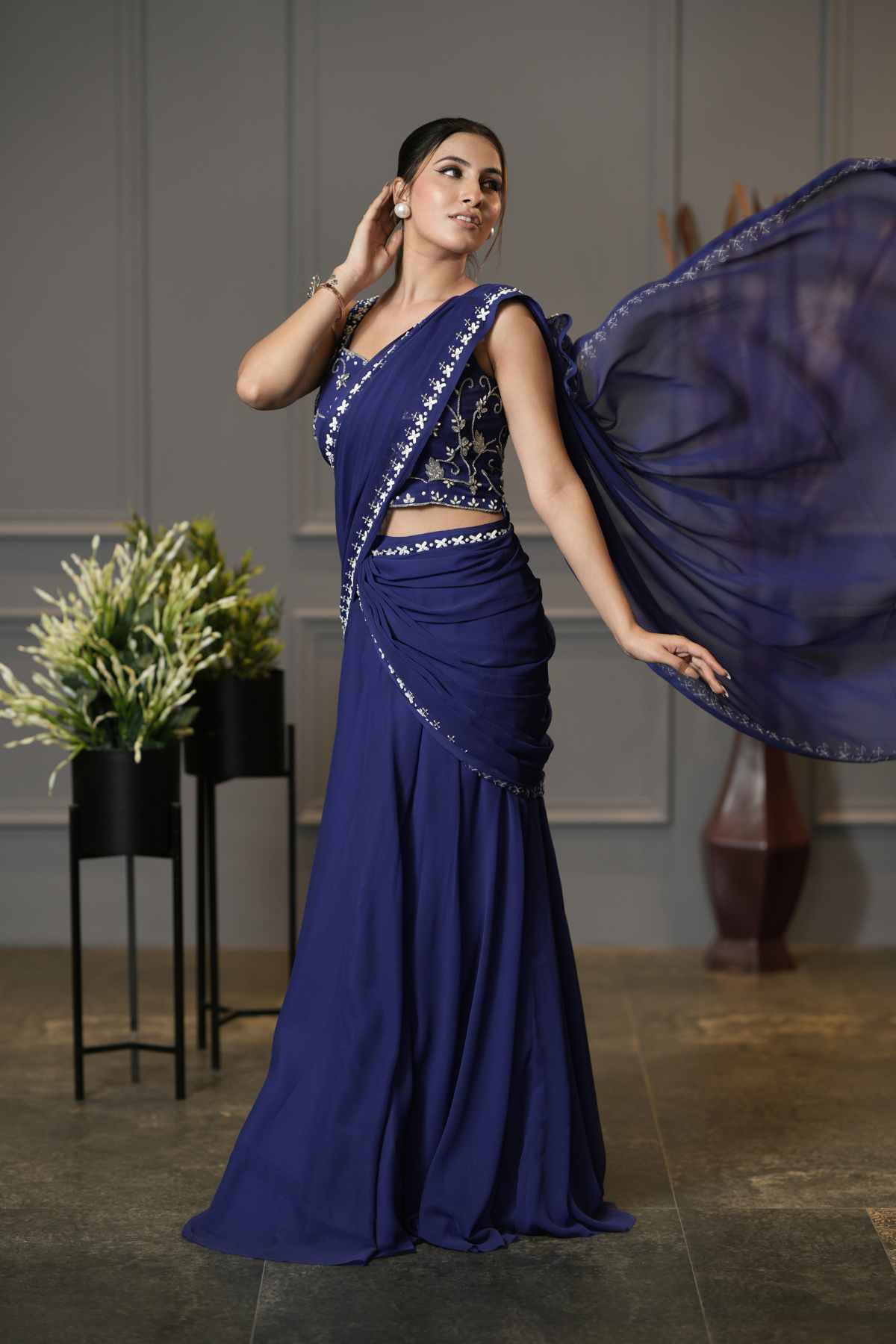 COBALT SAREE
