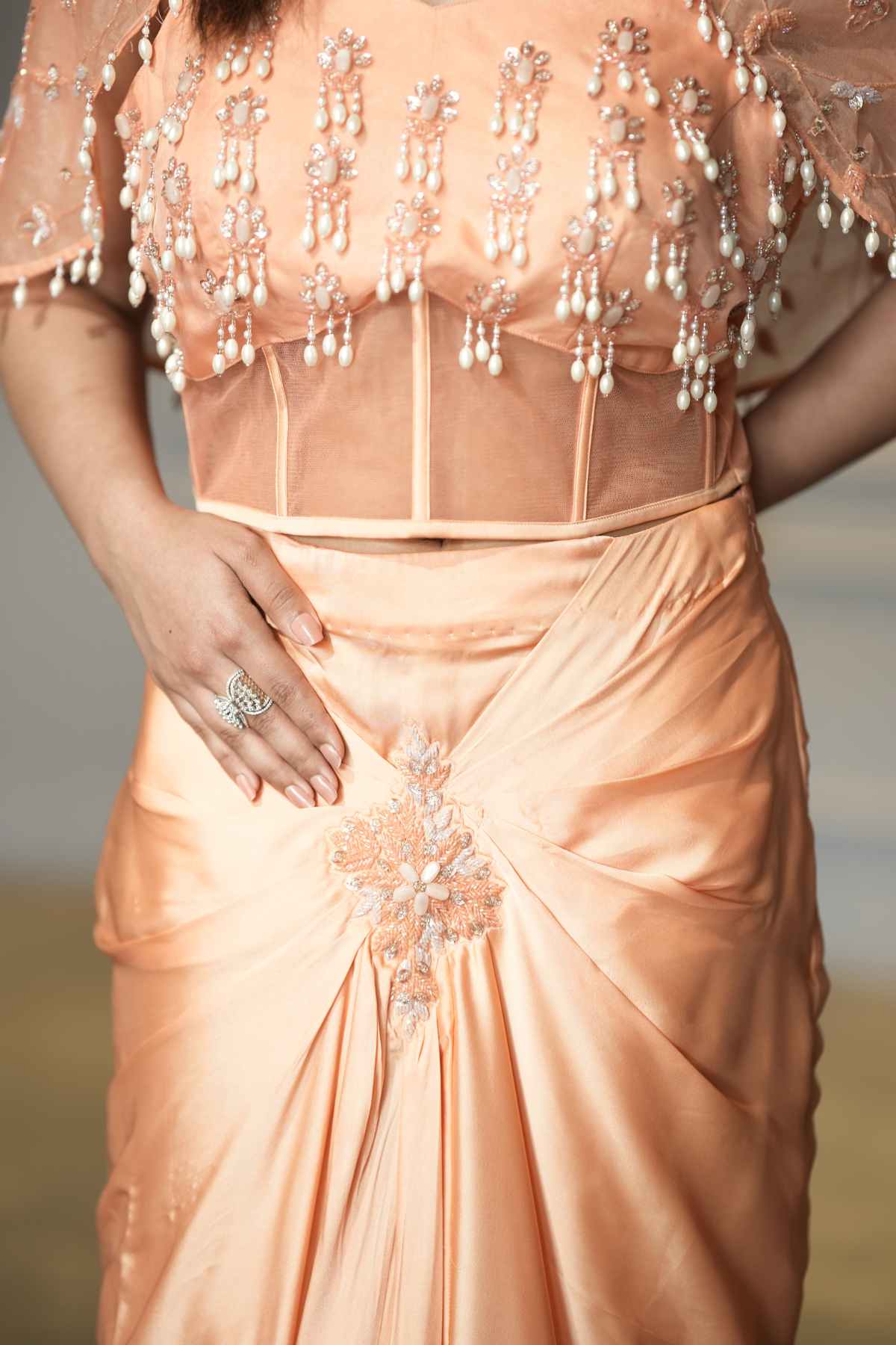 ALYSSA DHOTI SET