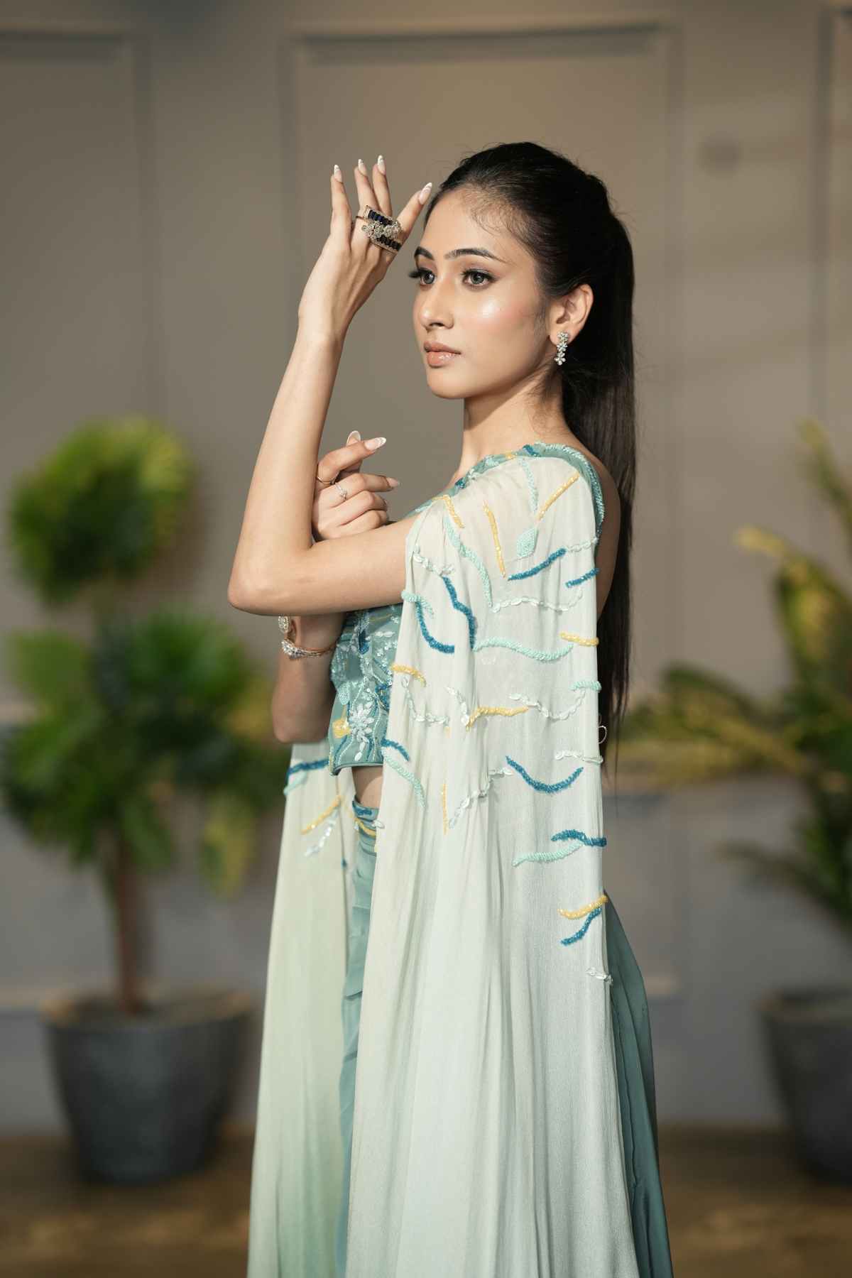 JULIE DHOTI SET