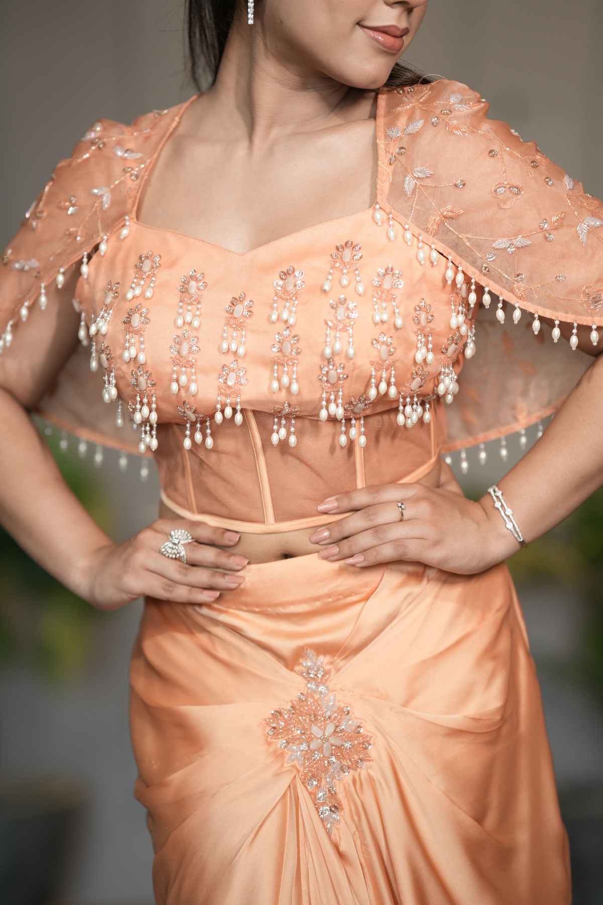 ALYSSA DHOTI SET