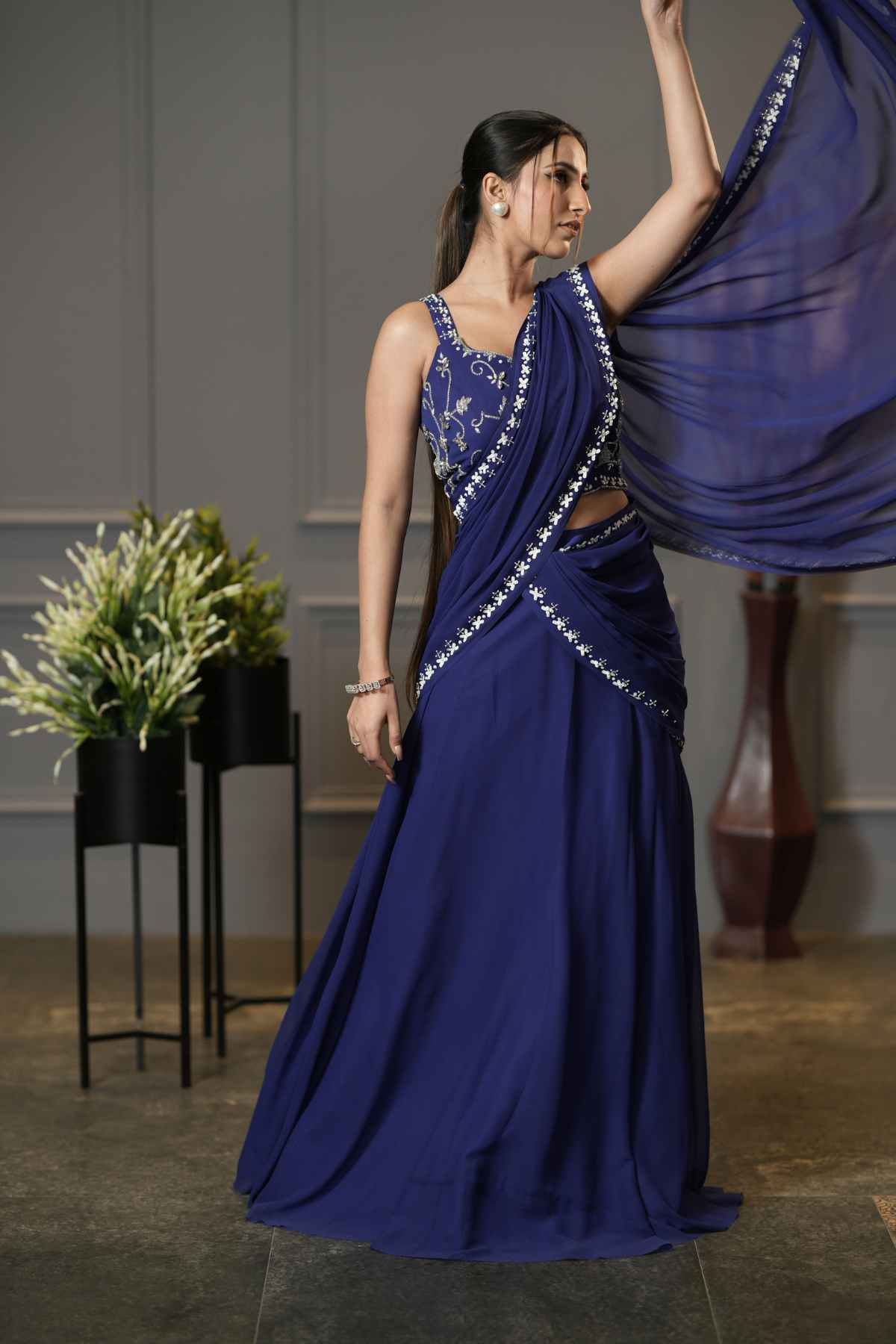 COBALT SAREE