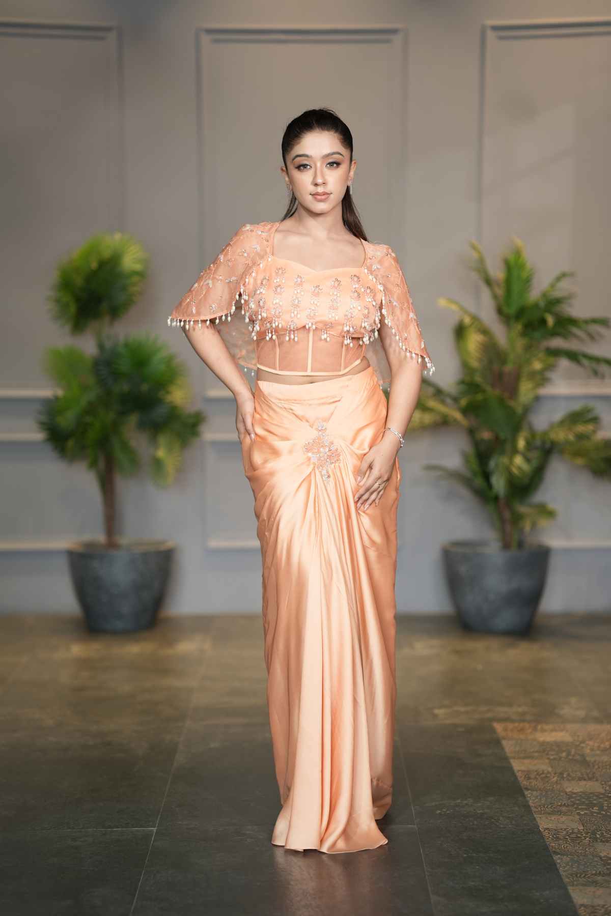 ALYSSA DHOTI SET
